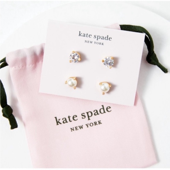 NWT Kate Spade Rise & Shine Stud Earrings Set - Picture 2 of 9
